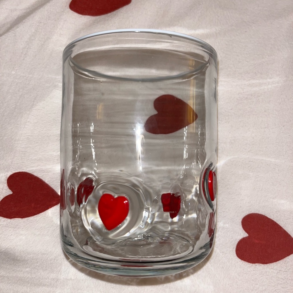 Anthropologie Heart Icon Glass